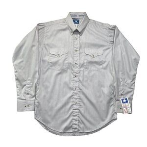 Texas Cotton‎ Men's Western Long Sleeve Button Down Shirt